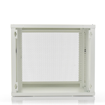 Gabinete Linkedpro de Montaje en Pared  19in  Puerta Perforada  9 UR  450 mm de Profundidad  Color Blanco