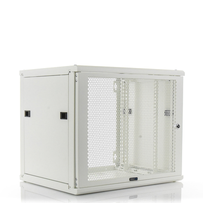 Gabinete Linkedpro de Montaje en Pared  19in  Puerta Perforada  9 UR  450 mm de Profundidad  Color Blanco