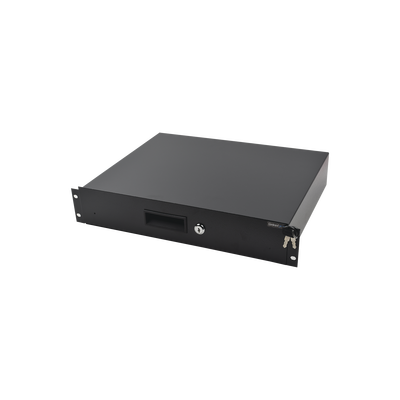 Gaveta para Rack 19" de 2 Unidades con Chapa de Seguridad.