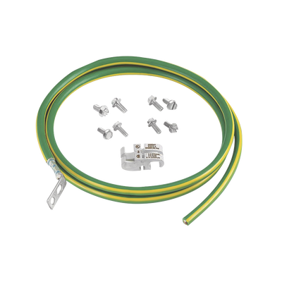 Kit de Jumper para Conexión de Gabinete o Rack de Telecomunicaciones a Barra de Tierra Física  6 AWG  1.52 m de Largo