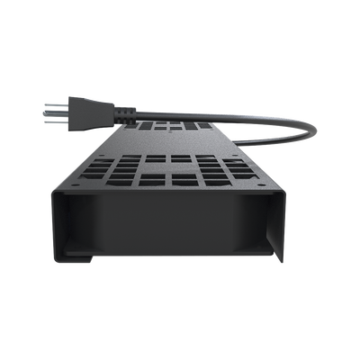 Kit de 2 Ventiladores (12 x 12 cm) con 3 Tomas de Corriente 110 Vca/50 Hz con Clavija