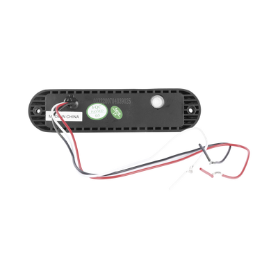 Luz Auxiliar Ultra Brillante  IP67 de 6 LEDs  Color Rojo  con mica transparente y bisel negro