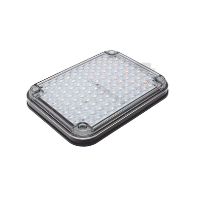 Luz de Advertencia de 9X7"  Bicolor Rojo/Claro  Ideal para Ambulancias