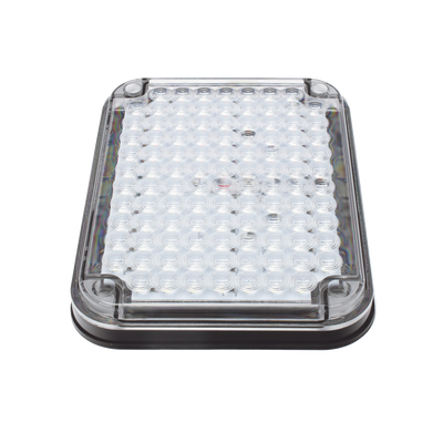 Luz de Advertencia de 9X7"  Bicolor Rojo/Claro  Ideal para Ambulancias
