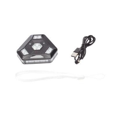 Luz Auxiliar Rojo/Azul Ultra Brillante Para Automóviles  Motocicletas y Bicicletas Con Montaje Magnético