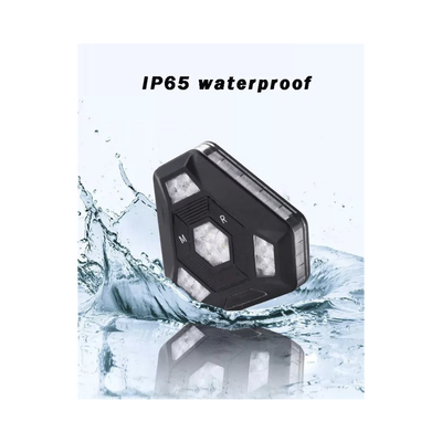 Luz Auxiliar Rojo/Azul Ultra Brillante Para Automóviles  Motocicletas y Bicicletas Con Montaje Magnético