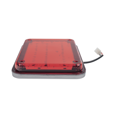 Luz de Advertencia de 9X7"  Color Rojo  Ideal para Ambulancias
