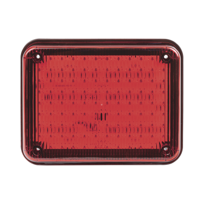 Luz de Advertencia de 9X7"  Color Rojo  Ideal para Ambulancias