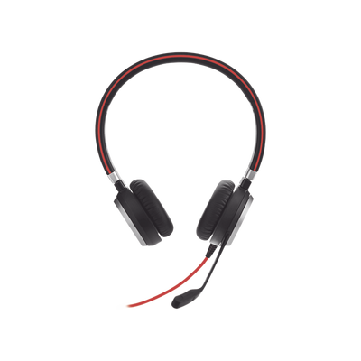 Jabra Evolve 40 Duo con Conexión USB / 3.5 mm  indicador de ocupado y cancelación de ruido pasiva (6399-823-109)