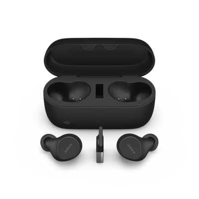 Jabra Evolve2 Buds  Auriculares versión MS con cancelación de ruido activa  Bluetooth conexion hasta 2 dispositivos (20797-999-999)