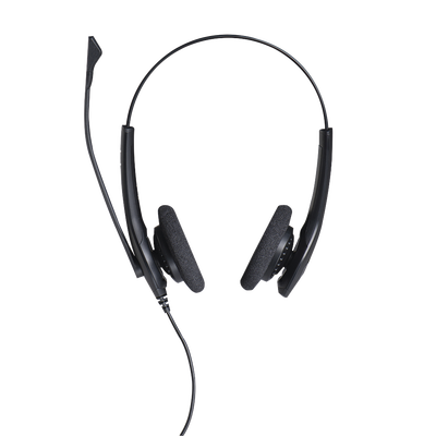 Jabra Biz 1500 Duo  auricular profesional con cancelación de ruido  ideal para contact center con conexión QD (1519-0157)