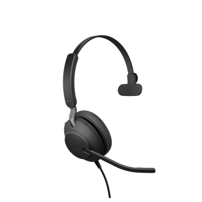 Jabra Evolve 20 Mono con conexión USB  micrófono con cancelación de ruido de última generación  configuración Plug and Play  Certificación Microsoft Teams (4993-823-109)