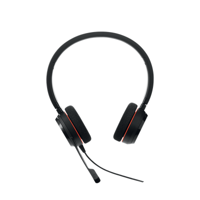 Jabra Evolve 20 Duo con conexión USB  micrófono con cancelación de ruido de última generación  configuración Plug and Play  Certificación Microsoft Teams (4999-823-109)
