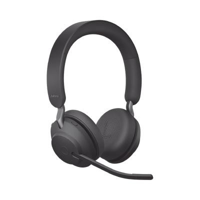 Jabra Evolve2 65  Auricular stereo versión UC con aislamiento de ruido activa  dongle USB-A indicador de ocupado (Busylight) (26599-989-999)