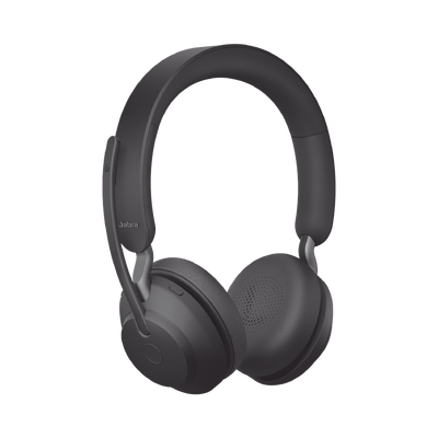 Jabra Evolve2 65  Auricular stereo versión UC con aislamiento de ruido activa  dongle USB-A indicador de ocupado (Busylight) (26599-989-999)