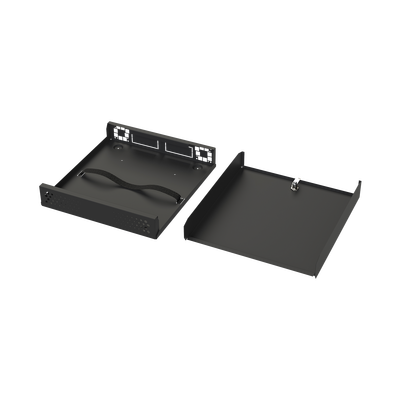 Gabinete Metálico de Seguridad para DVR/NVR  Ancho 396 mm x 78 mm de Alto x