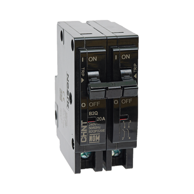 Interruptor Termomagnético Enchufable  Serie: B2Q  2P  30A  240V (SKU:1002281)