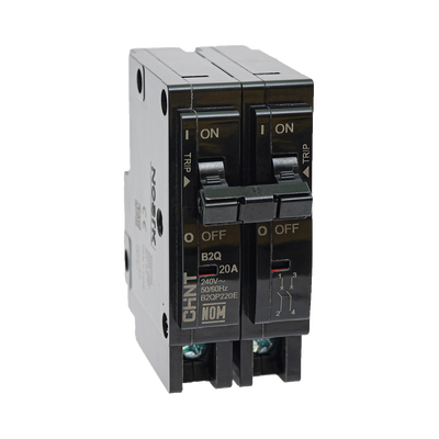 Interruptor Termomagnético Enchufable  Serie: B2Q  2P  60A  240V  (SKU:1002286)