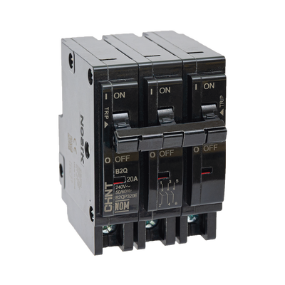 Interruptor Termomagnético Enchufable  Serie: B2Q  3P  20A  240V (SKU:1002295)
