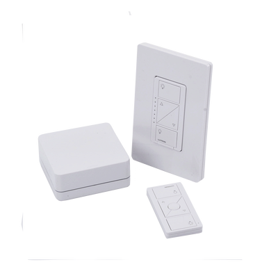 (Caseta Wireless) Kit Hub controlador  atenuador (dimmer)  control y tapa.