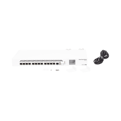 Cloud Core Router  CPU 16 Núcleos  Throughput 17.8Mpps/12Gbps  12 Puertos Gigabit Ethernet  2 GB Memoria