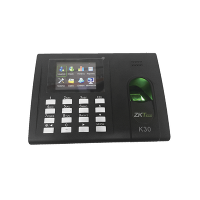 Checador de Huella y Tarjetas para Tiempo y Asistencia con Batería de Respaldo/ Comunicación TCP/IP /  Salida de relevador para cerradura