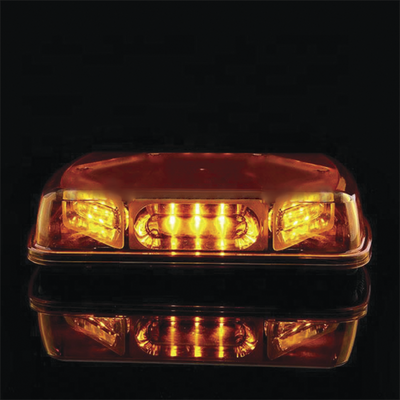 Mini Barra con 18 Poderosos LEDs  Color Ámbar Con Montaje Magnetico