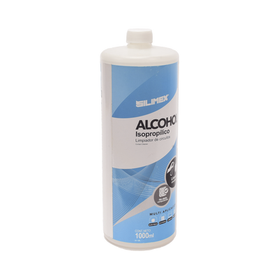 Alcohol Isopropilico para limpieza de equipos de vídeo  fibra óptica  cómputo  y equipo telefónico 1000 mL