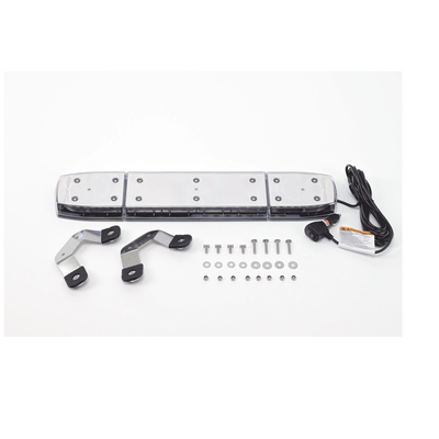 Mini Barra de 24 Pulgadas  144 Led  Con Montaje Magnético y  Luces Ultra Brillantes  Dual Color Ámbar/Claro  Ideal para Seguridad Privada