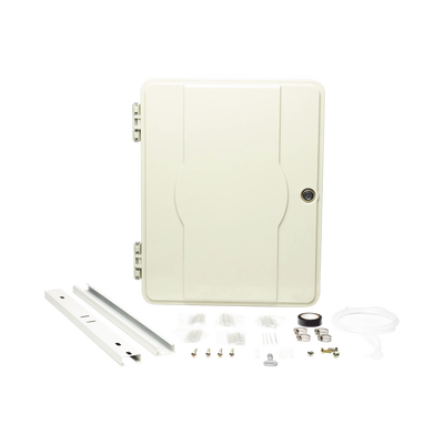 Gabinete Pasivo de Fibra Óptica  Acepta Cuatro Placas FPONEAP12  IP55  Montaje en Poste o Pared
