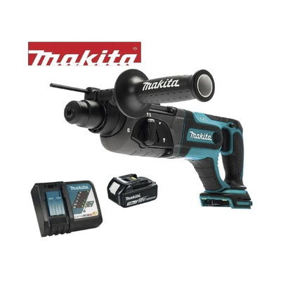 Rotamartilló 18V  SDS 0-1.200 Rpm  3 Modos de Trabajo  Incluye 2 Baterías de 3.0 Ah  Cargador y Maletín.
