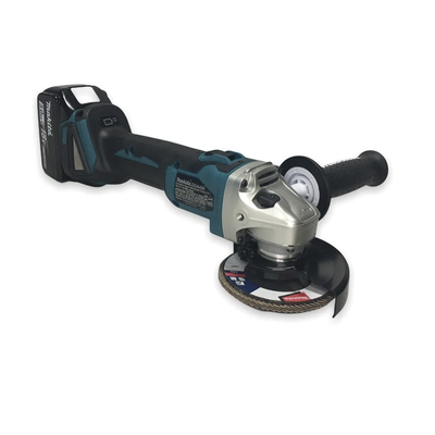 Miniesmeril 115mm 4-1/2in 8.500 Rpm 1 Batería 18V Li-ION de 5.0 Ah  Cargador y 3 Discos.