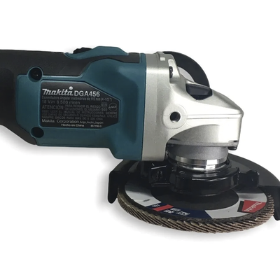 Miniesmeril 115mm 4-1/2in 8.500 Rpm 1 Batería 18V Li-ION de 5.0 Ah  Cargador y 3 Discos.