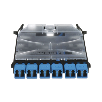 Cassette HD Flex™ Con 6 Puertos LC Duplex (12 Fibras)  Para Fibra Monomodo OS2  Color Azul