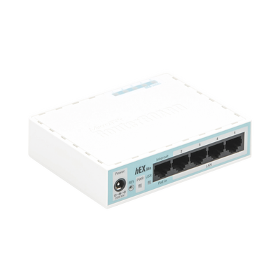 (hEX lite) RouterBoard  5 Puertos Fast Ethernet