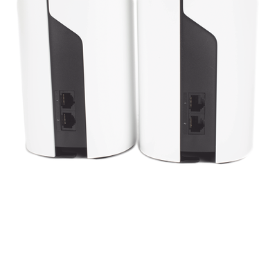 KIT 2 Routers Inalámbricos MESH Interior para Hogar / Doble Banda Wi-Fi 5 AC1200 Mbps / 2 Puerto Gigabit WAN/LAN / 2 Antenas Internas / Administración Mediante la App Deco (iOS  Android)