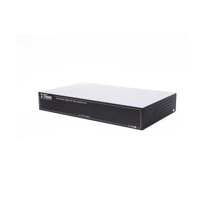 (SOLO RECEPTOR) TRANSCEPTOR ACTIVO DE 16 CANALES / VIDEO+PODER en un solo Cable UTP / 150 metros en 4K  200 metros en 5 MP/ Envía 36 Vcc y Recibe 12 Vcc / TODO INCLUIDO PARA RACK / HD-TVI/CVI/AHD/CVBS / SIN RUIDO / INSTALACIÓN LIMPIA.