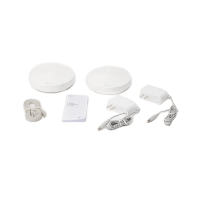 Kit 2 Routers Inalámbricos MESH Interior para Hogar / Doble Banda Wi-Fi 5 AC1300 Mbps / 2 Puerto Gigabit WAN/LAN / 4 Antenas Internas / Administración Mediante la App Deco (iOS  Android) / Protección HomeCare