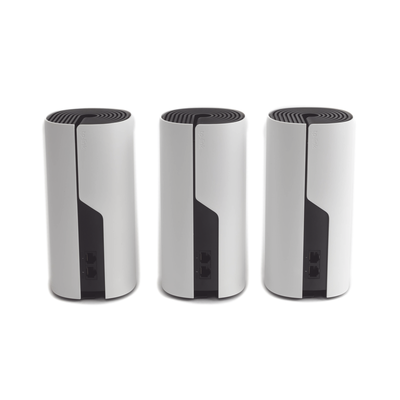 KIT 3 Routers Inalámbricos MESH Interior para Hogar / Doble Banda Wi-Fi 5 AC1200 Mbps / 2 Puerto Gigabit WAN/LAN / 2 Antenas Internas / Administración Mediante la App Deco (iOS  Android)