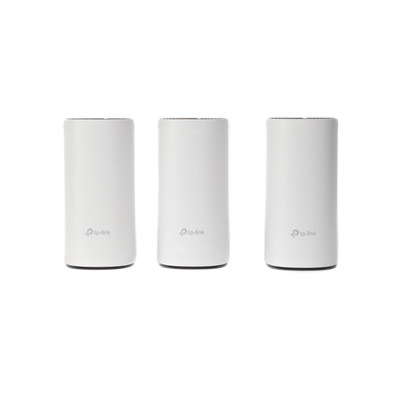 KIT 3 Routers Inalámbricos MESH Interior para Hogar / Doble Banda Wi-Fi 5 AC1200 Mbps / 2 Puerto Gigabit WAN/LAN / 2 Antenas Internas / Administración Mediante la App Deco (iOS  Android)