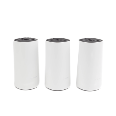 KIT 3 Routers Inalámbricos MESH Interior para Hogar / Doble Banda Wi-Fi 5 AC1200 Mbps / 2 Puerto Gigabit WAN/LAN / 2 Antenas Internas / Administración Mediante la App Deco (iOS  Android)
