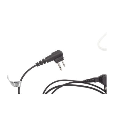 Micrófono - audífono de solapa con tubo acústico transparente para TC-500/ 518/ 600/ 610/ 700 y radios GP300/ PRO2150/ P110/ GP350/ SP-10/ PRO3150/ EP450/ EP350/ MAG ONE / R2 / DEP250 con tubo acústico de PU (material flexible)