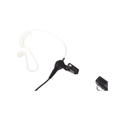 Micrófono - audífono de solapa con tubo acústico transparente para TC-500/ 518/ 600/ 610/ 700 y radios GP300/ PRO2150/ P110/ GP350/ SP-10/ PRO3150/ EP450/ EP350/ MAG ONE / R2 / DEP250 con tubo acústico de PU (material flexible)