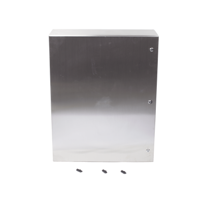 Gabinete de Acero Inoxidable IP66 Uso en Intemperie (800 x 1000 x 300 mm) con Placa Interna Galvanizada.