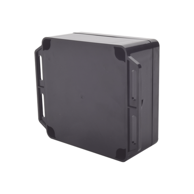 Gabinete Plástico Negro para Exterior (IP65) de 120 x 120 x 60 mm Cierre por Tornillos.
