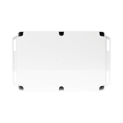 Gabinete Plástico para Exterior (IP65) de 160 x 220 x 100 mm Cierre por Tornillos Metálicos. Tiene Orejas para instalación a muro.