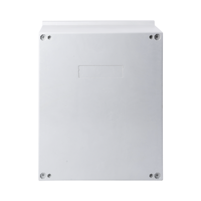Gabinete de Poliéster IP65 Puerta Transparente  Uso en Intemperie (400 x 500 x 200 mm) con Placa Trasera Interior de Plástico (Incluye Chapa y Llave).