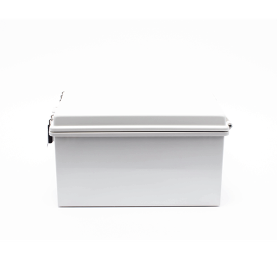 Gabinete de Plástico ABS  Uso en Intemperie ip66 (300 x 300 x 180 mm) Cierre por Broche Inoxidable y Permite Cerrado con Candado y Llave (Perno 5mm) No Incluido
