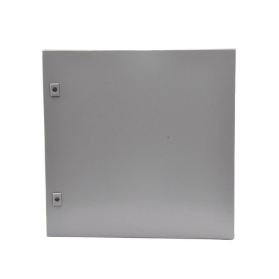 Gabinete de Acero  Nema 4 -IP 66 de 60 x 60 x 25 cm con Platina y certificado UL.