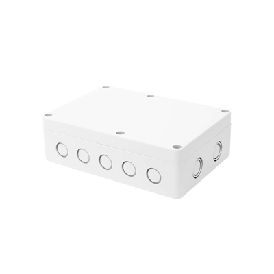Gabinete Plástico para Exterior (IP65) de 180 x 125 x 57 mm Cierre por Tornillos.